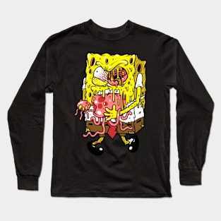 Zombie Spongebob Long Sleeve T-Shirt